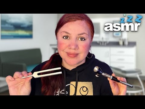 ASMR Otoscope Ear Check 👂 Office Nurse Medical Roleplay for Deep Sleep