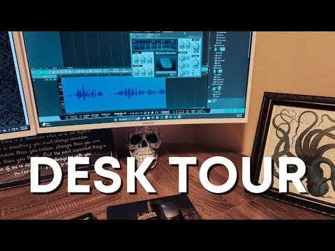 DESK TOUR & Get to Know Me! #vlog