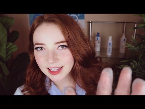 ASMR Dermatologist Face Exam & Treatment