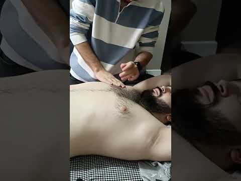 ASMR CHEST THERAPY SLEEP MASSAGE  #massage #easyturkish #chiropractor #challenge