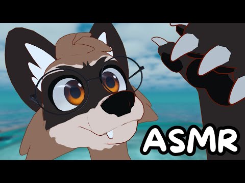 [Furry ASMR] Eating Your Bad Thoughts | VR Tingles (Mouth Sounds, Ear Noms, Tongue Clicking...)