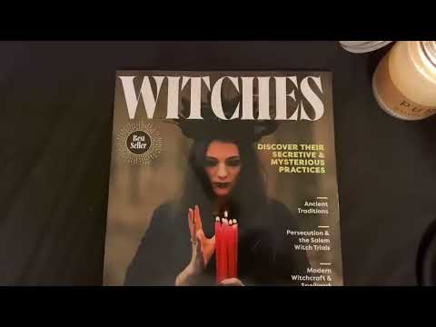 ASMR Witches and Wicca magazine look through 🧙🧙‍♀️ ( older reupload)