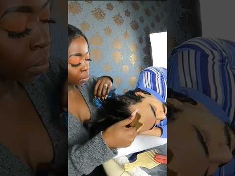 NITPICKING THRU HIS HAIR makes my husband sleep instantly #fyp #foryoupage #foryou #asmr #viral