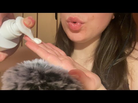 lofi asmr | back and shoulders massage with lotion