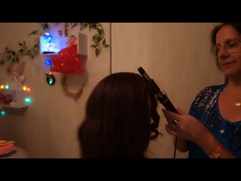 Asmr Français, coiffure/brossage  cheveux, demande faite par "Nathëis"