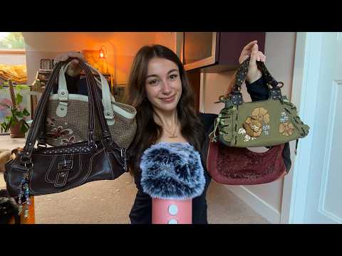 ASMR Bag Collection 👜 textured scratching and tapping