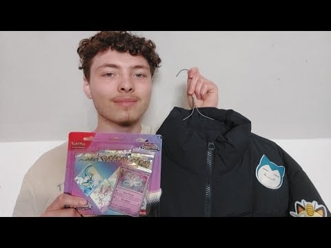 ASMR : Mes derniers achats (pokémon, vêtements)