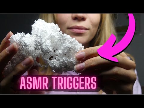 ASMR Différents déclencheurs 👉 Petite vidéo pour te détendre avant de dormir (tapping, scratching..)