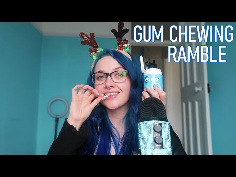 ASMR Gum Chewing & Ramble About My Shift Changes & Weekly Routine