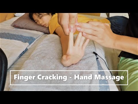 Finger Cracking & Hand Massage with Oil Compilation | Massage ASMR