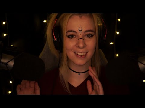 ASMR | slow mic blowing & breathing - no talking, ear to ear