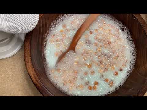 Wood Soup With Acorn | And Dish Soap & Corn Starch | ASMR | Wood Triggers Satisfying Sounds #series
