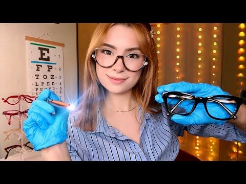 ASMR Examen De La VUE 👓  Roleplay Opthamologue, (Medical Eye Exam en Français)