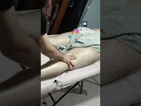 Relaxing massage techniques for the back legs #satisfying #relaxing #asmr #shorts #massage