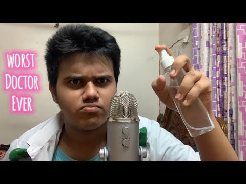 ASMR Worst Rated doctor does your Cranial Nerve Exam
