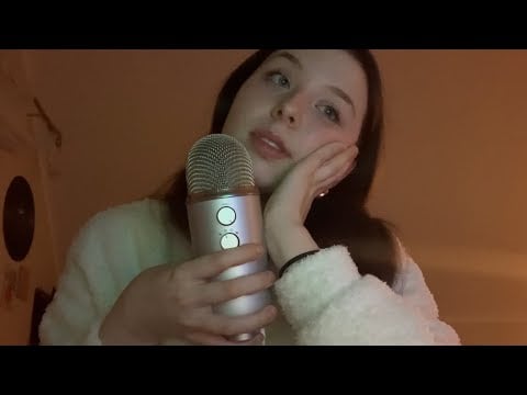 ASMR up close whisper ramble ⋆⁺₊⋆ ☾⋆⁺₊⋆