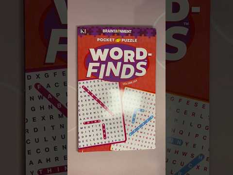 ASMR Tapping On Word-Finds Volume 264 | No Talking #ASMR #Shorts
