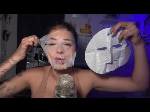 ASMR / ME PONGO UNA MASCARILLA + STORY TIME