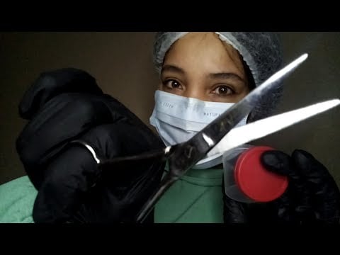ASMR Cirurgia no seu ouvido com vários triggers diferentes