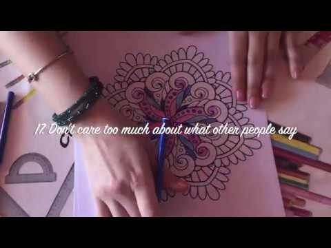 🧘🏻‍♀️ASMR🧘🏻‍♀️LIFE TIPS WHILE COLOURING MANDALA (soft talking, ita accent, drawing sounds)