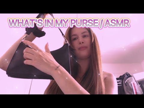 ASMR / WHAT'S IN MY PURSE 👜