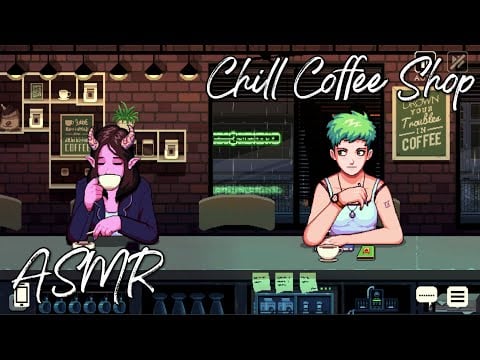 ASMR | Welcome to the virtual Coffee Shop! ☕ Ear to ear whispering [Coffee Talk]