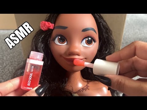 [ASMR] 1 Minute Makeup On Moana! 👸🏽💄