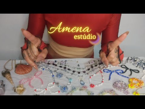 Amena Estúdio 💖 minha loja de acessórios e upcycling | ASMR