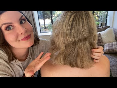 ASMR ✨ Real Person Personal Attention✨ Hair brushing / Head and Shoulder Massage