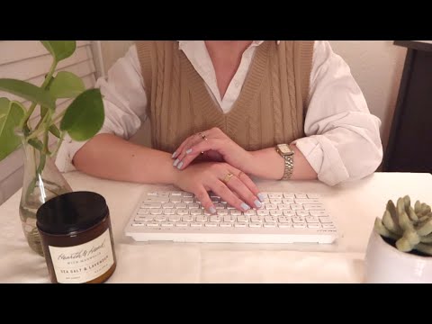 ASMR Interior Decorator Consult 🛋🪴Soft-Spoken 🧺 Typing 🖼 Magazine Page Flipping