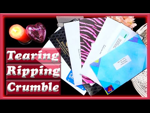 ASMR | Opening Mail | Tearing | Ripping | Crumpling | Paper Sounds | No Talking