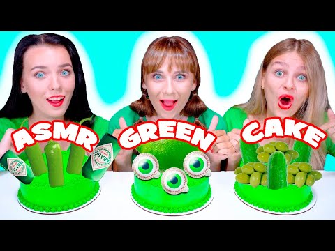 ASMR Full Video Greeen Candy Eating Sounds Mukbang