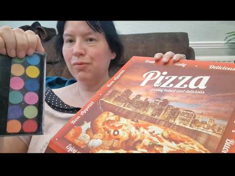 ASMR Bestie comes round for pizza and pamper - scalp / make up / chats  RELAXING