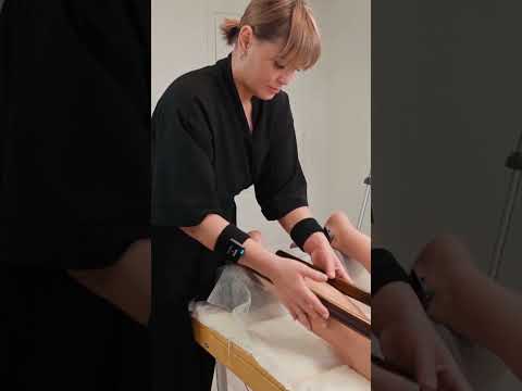 Fun bamboo foot massage for Daria #legmassage