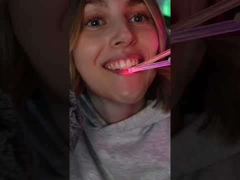 ASMR I am eating you! Yummy #asmr #visualtingle #relax #tingles