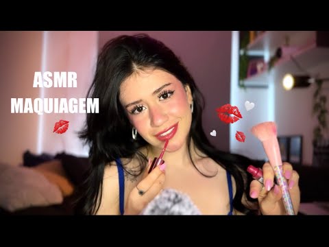 ASMR FAZENDO SUA MAQUIAGEM