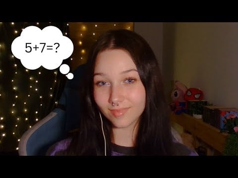 ASMR | Wie gut kannst du Kopfrechnen?✨ (German/deutsch) #asmr