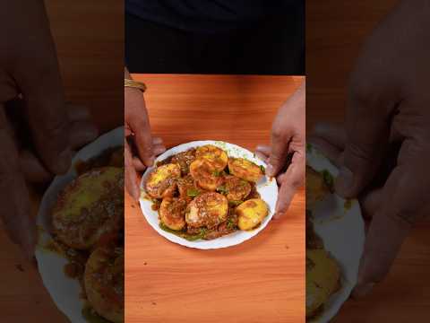 🔥 ASMR Egg Pepper Fry 🥚 | Spicy & Flavorful | Satisfying Cooking Sounds #shorts #asmr