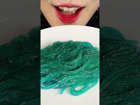HOT SPAGETTI JELLY MUKBANG ASMR