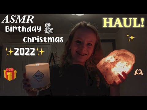 ASMR~What i got for my Birthday & Christmas *2022* 🎁💖🎄