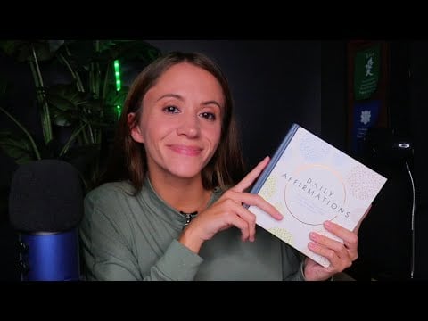 ASMR / Affirmations for Abundance and Prosperity (whispering, tapping, page turning)