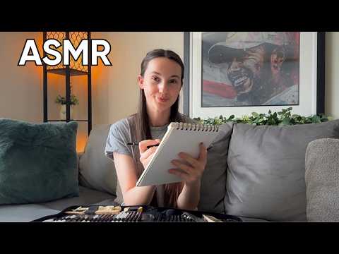 ASMR Drawing You | Lofi Sketching for Relaxation