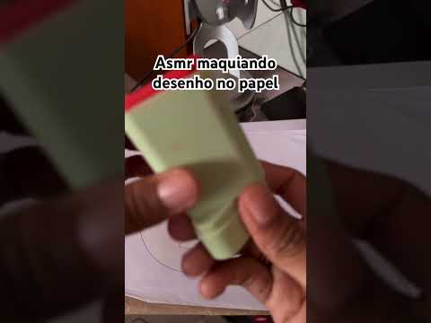 Asmr maquiando desenho 💄 #asmr #asmrshorts #asmrsounds