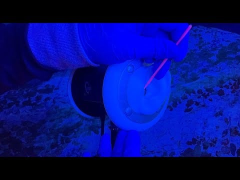 ASMR | Gentle Ear Cleaning Inside & Out - No Talking, Ear To Ear, Gloves, Visual Triggers, Palpation