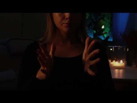 ASMR Hand Movements No Talking | Dim Light & Candles