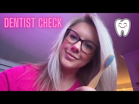 ASMR 😁DENTAL Examination 🪥Teeth Cleaning Whispering Personal Attention