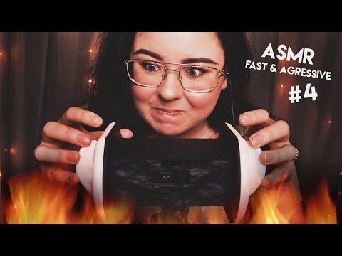 ASMR Snabba & Agressiva Triggers #4 På ÖRONEN!!!