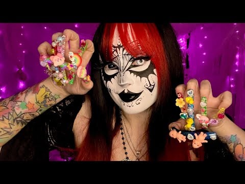 asmr with me & my nails🌈✨ (slight mouth sounds, rambles, and long nail tapping)