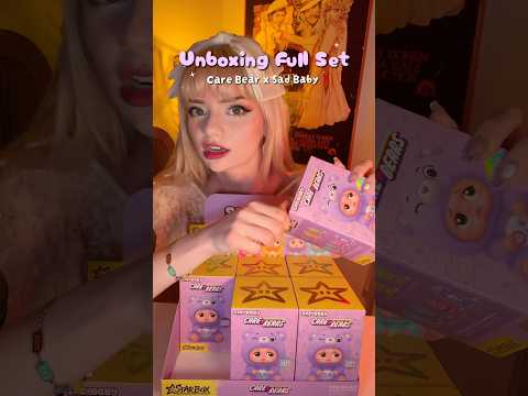 Unboxing Full Set of Care Bears x Sad Baby blindboxes #carebears #asmr