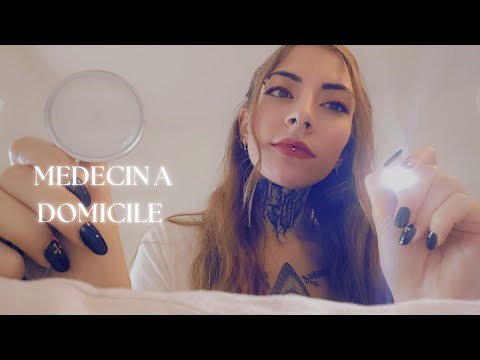 ASMR ROLEPLAY | MEDECIN A DOMICILE | JE TE SOIGNE